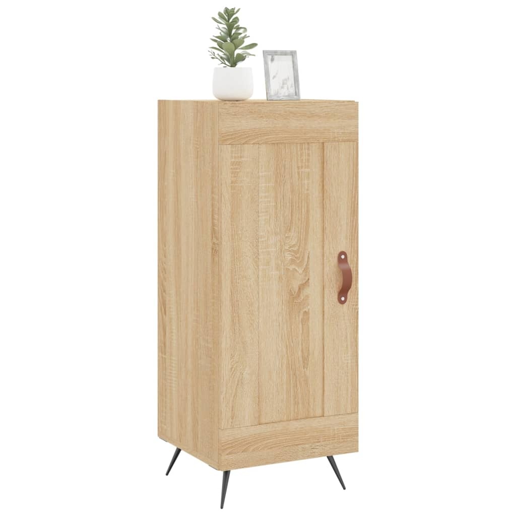 VidaXL Dressoir 34,5x34x90 cm bewerkt hout sonoma eiken