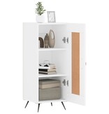 VidaXL Dressoir 34,5x34x90 cm bewerkt hout wit