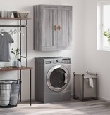 VidaXL Wandkast 69,5x34x90 cm bewerkt hout grijs sonoma eikenkleurig