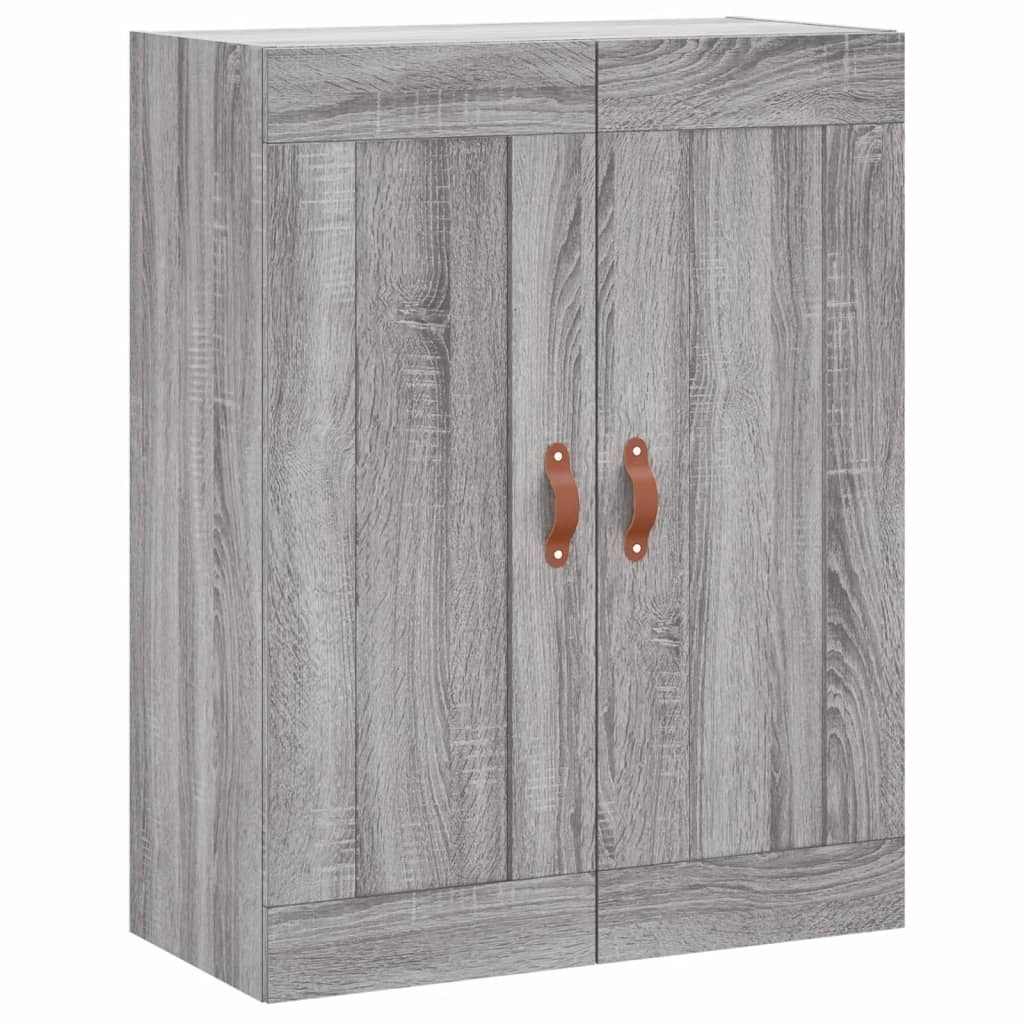 VidaXL Wandkast 69,5x34x90 cm bewerkt hout grijs sonoma eikenkleurig