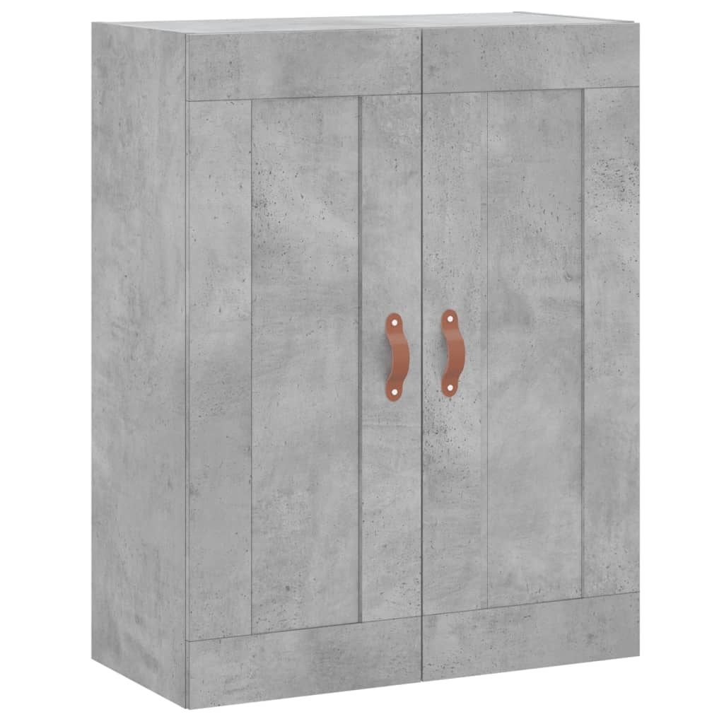 VidaXL Wandkast 69,5x34x90 cm bewerkt hout betongrijs