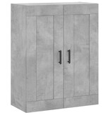VidaXL Wandkast 69,5x34x90 cm bewerkt hout betongrijs