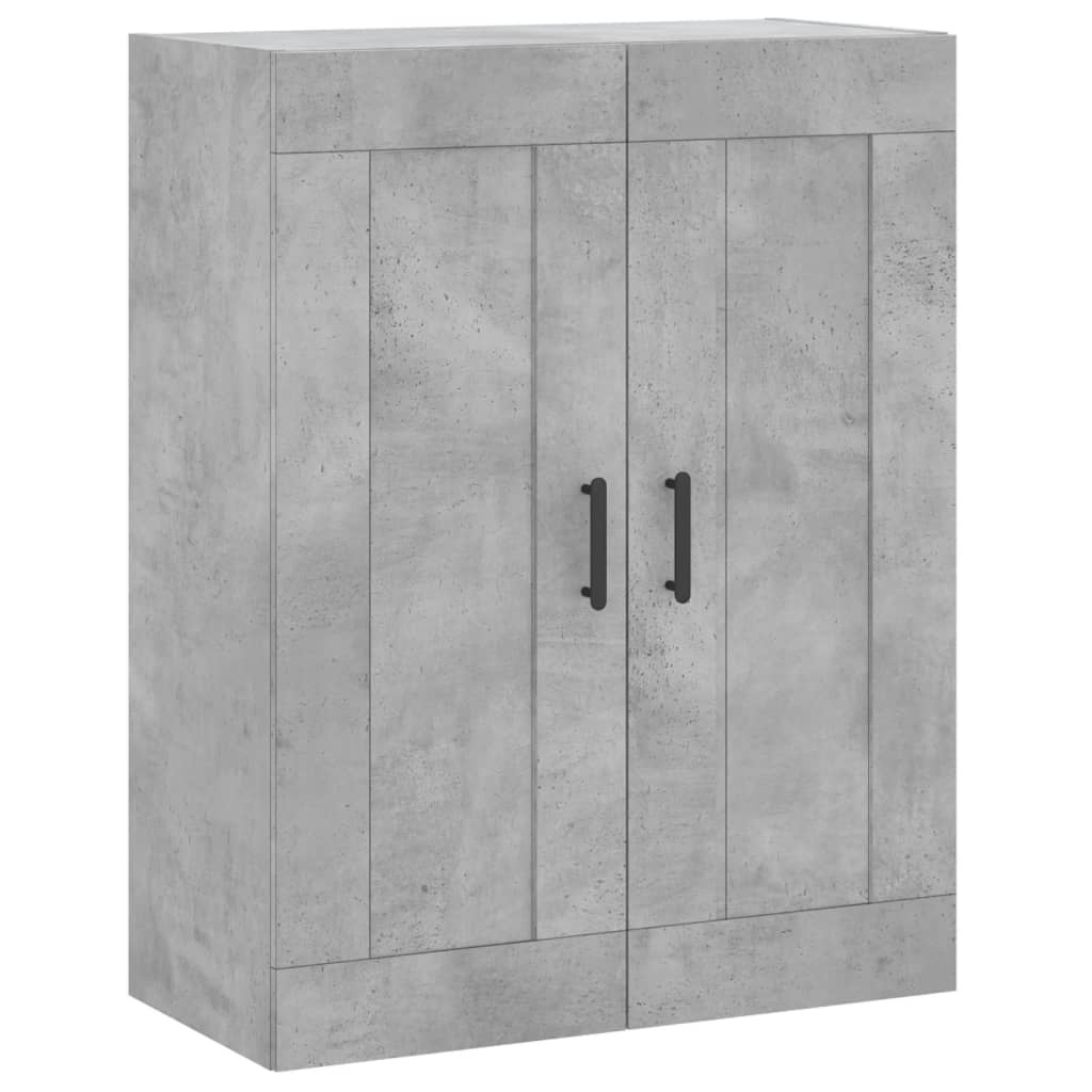 VidaXL Wandkast 69,5x34x90 cm bewerkt hout betongrijs