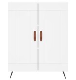 VidaXL Dressoir 69,5x34x90 cm bewerkt hout wit