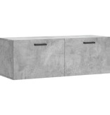 VidaXL Wandkast 100x36,5x35 cm bewerkt hout betongrijs