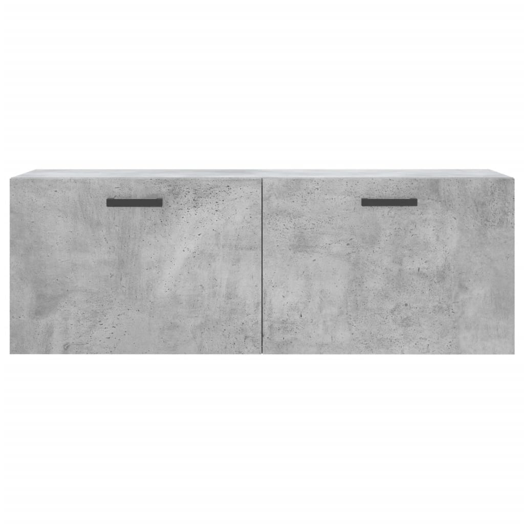 VidaXL Wandkast 100x36,5x35 cm bewerkt hout betongrijs