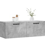 VidaXL Wandkast 100x36,5x35 cm bewerkt hout betongrijs