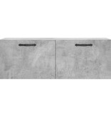 VidaXL Wandkast 100x36,5x35 cm bewerkt hout betongrijs