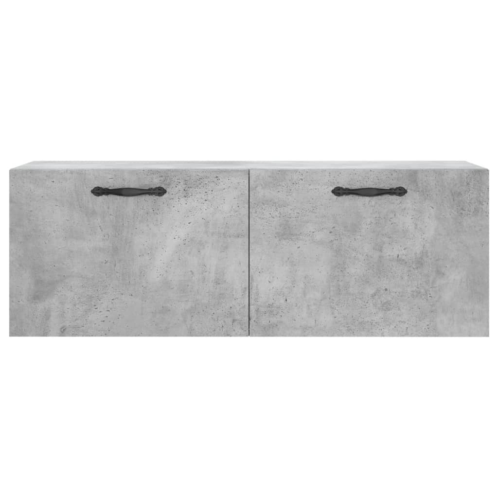 VidaXL Wandkast 100x36,5x35 cm bewerkt hout betongrijs