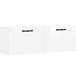 VidaXL Wandkast 100x36,5x35 cm bewerkt hout hoogglans wit