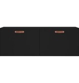 VidaXL Wandkast 100x36,5x35 cm bewerkt hout zwart