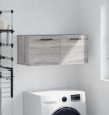 VidaXL Wandkast 80x36,5x35 cm bewerkt hout grijs sonoma eikenkleurig