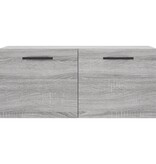 VidaXL Wandkast 80x36,5x35 cm bewerkt hout grijs sonoma eikenkleurig