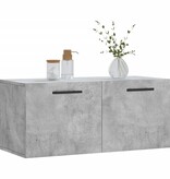 VidaXL Wandkast 80x36,5x35 cm bewerkt hout betongrijs