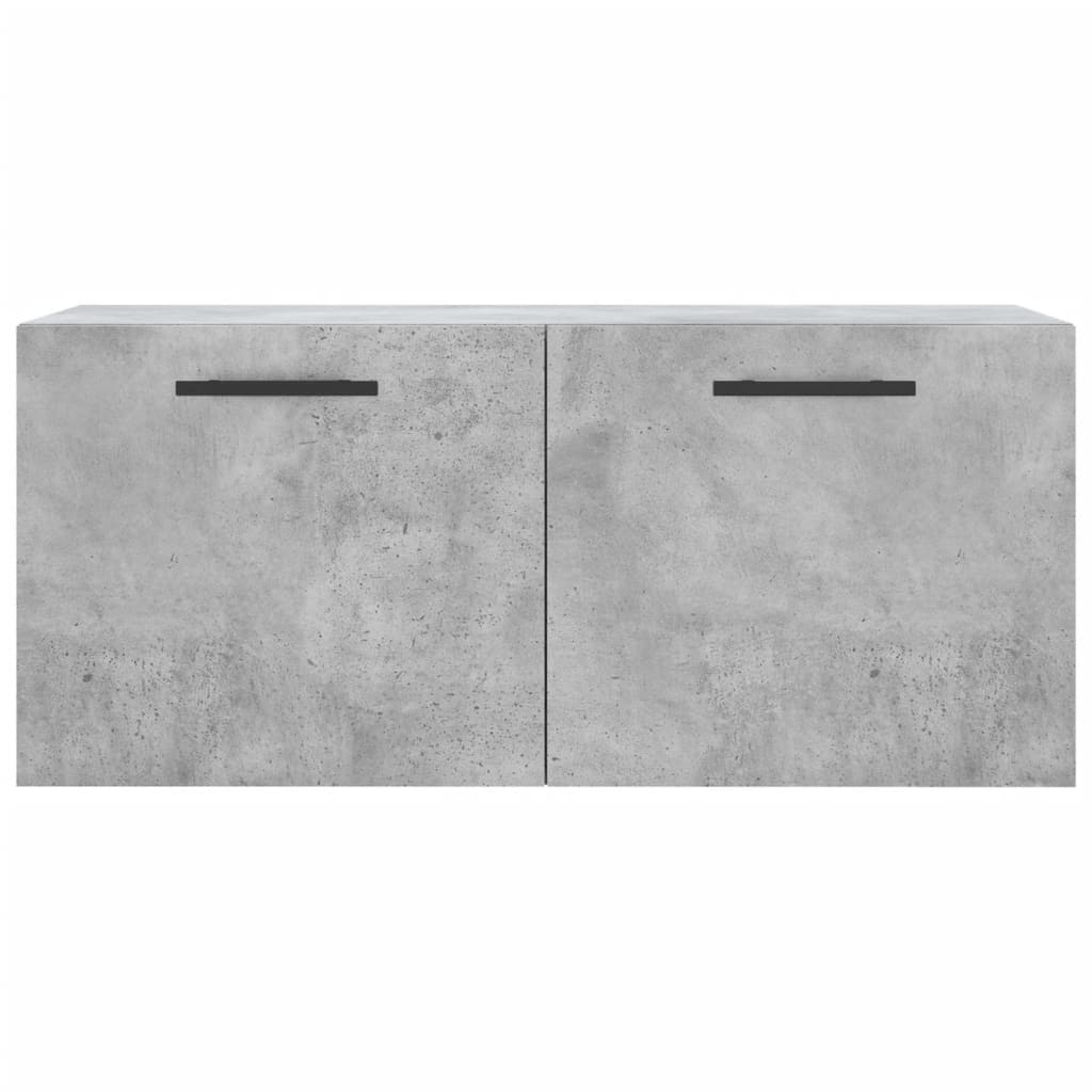 VidaXL Wandkast 80x36,5x35 cm bewerkt hout betongrijs