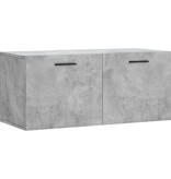 VidaXL Wandkast 80x36,5x35 cm bewerkt hout betongrijs
