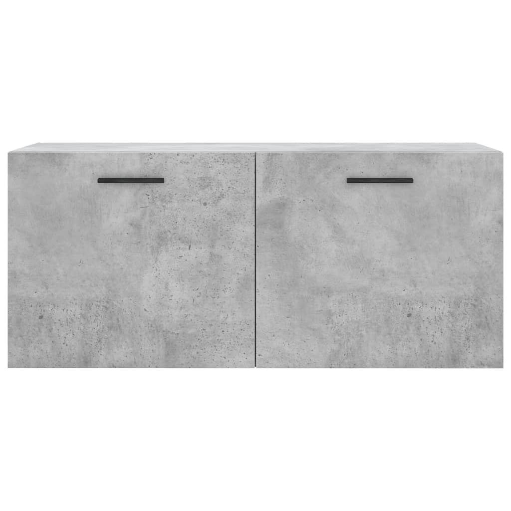 VidaXL Wandkast 80x36,5x35 cm bewerkt hout betongrijs
