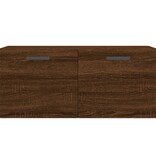 VidaXL Wandkast 80x36,5x35 cm bewerkt hout bruineikenkleurig