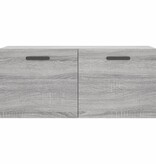 VidaXL Wandkast 80x36,5x35 cm bewerkt hout grijs sonoma eikenkleurig