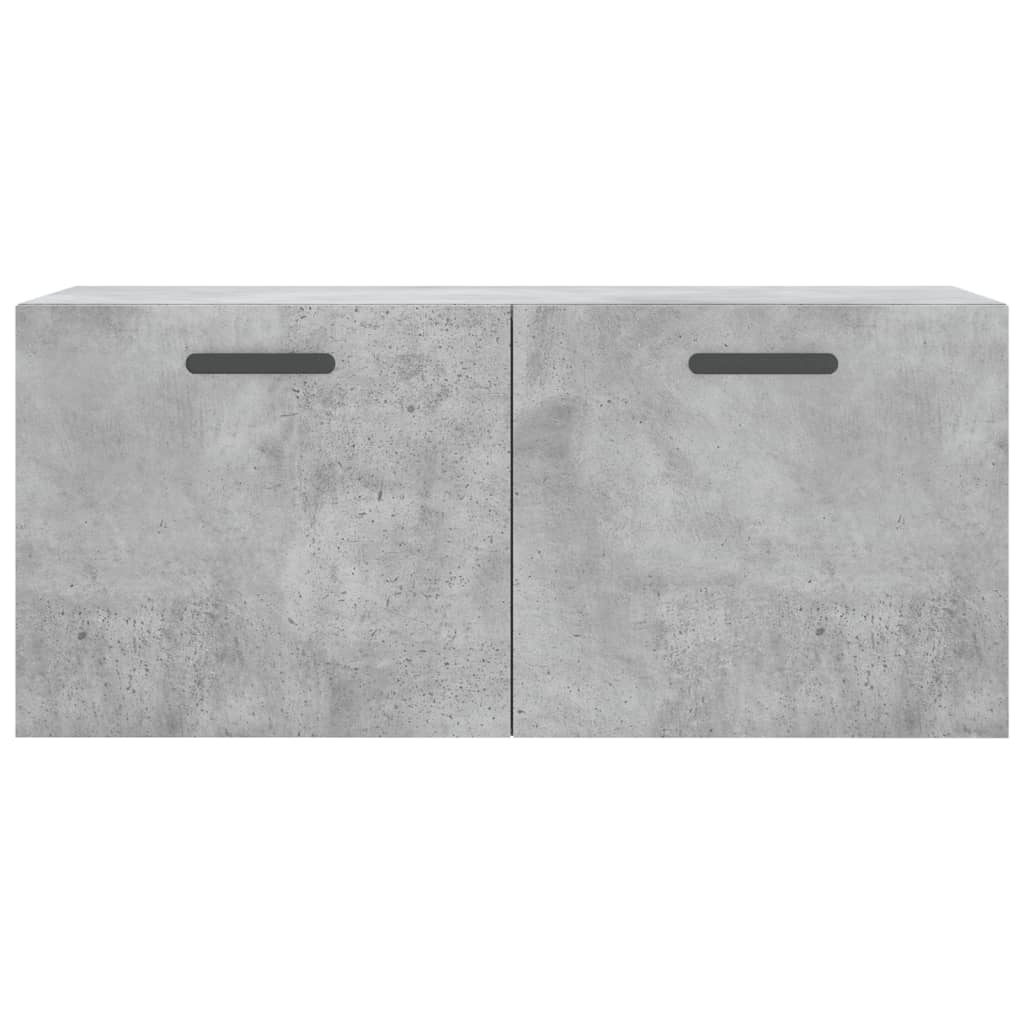 VidaXL Wandkast 80x36,5x35 cm bewerkt hout betongrijs