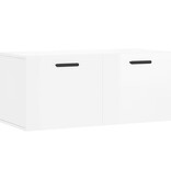 VidaXL Wandkast 80x36,5x35 cm bewerkt hout hoogglans wit