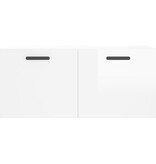VidaXL Wandkast 80x36,5x35 cm bewerkt hout hoogglans wit