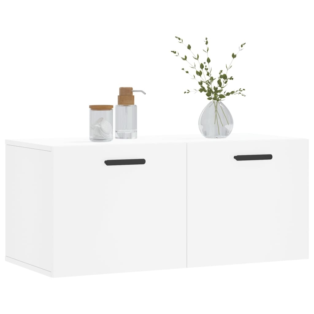 VidaXL Wandkast 80x36,5x35 cm bewerkt hout wit