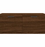 VidaXL Wandkast 80x36,5x35 cm bewerkt hout bruineikenkleurig