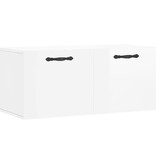 VidaXL Wandkast 80x36,5x35 cm bewerkt hout hoogglans wit
