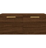VidaXL Wandkast 80x36,5x35 cm bewerkt hout bruineikenkleurig