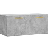 VidaXL Wandkast 80x36,5x35 cm bewerkt hout betongrijs