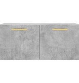 VidaXL Wandkast 80x36,5x35 cm bewerkt hout betongrijs