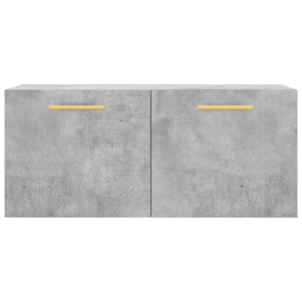 VidaXL Wandkast 80x36,5x35 cm bewerkt hout betongrijs