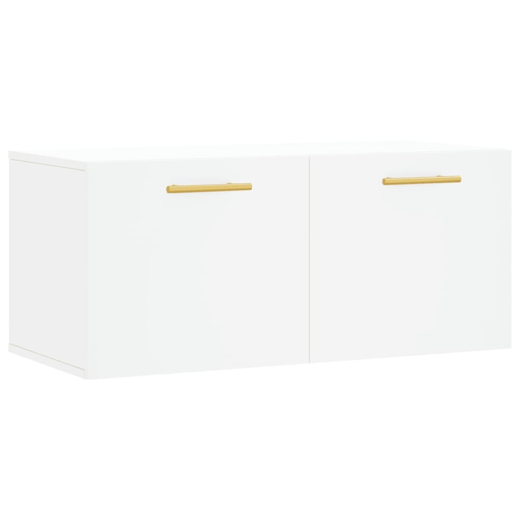 VidaXL Wandkast 80x36,5x35 cm bewerkt hout wit