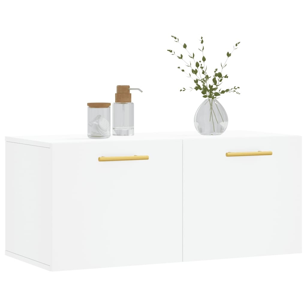 VidaXL Wandkast 80x36,5x35 cm bewerkt hout wit