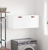 VidaXL Wandkast 80x36,5x35 cm bewerkt hout wit