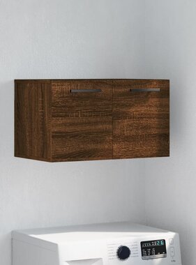 VidaXL Wandkast 60x36,5x35 cm bewerkt hout bruineikenkleurig