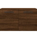 VidaXL Wandkast 60x36,5x35 cm bewerkt hout bruineikenkleurig
