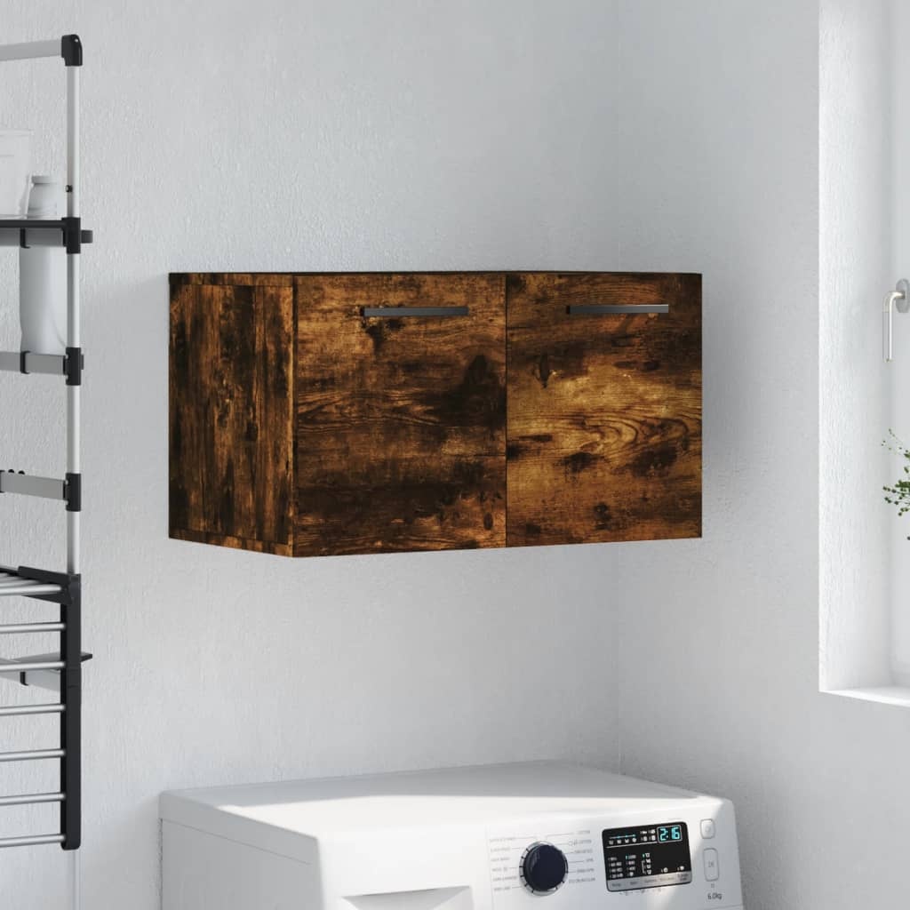 VidaXL Wandkast 60x36,5x35 cm bewerkt hout gerookt eikenkleurig