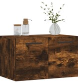 vidaXL Wandkast 60x36,5x35 cm bewerkt hout gerookt eikenkleurig