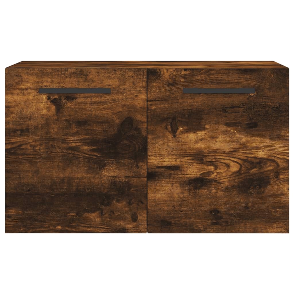 VidaXL Wandkast 60x36,5x35 cm bewerkt hout gerookt eikenkleurig