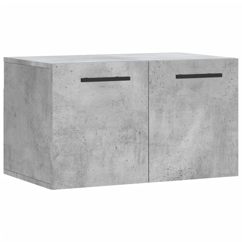 vidaXL Wandkast 60x36,5x35 cm bewerkt hout betongrijs