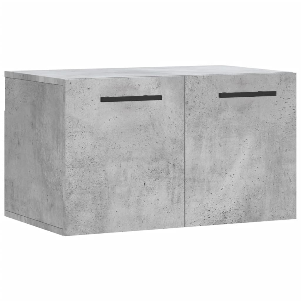 VidaXL Wandkast 60x36,5x35 cm bewerkt hout betongrijs