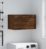 vidaXL Wandkast 60x36,5x35 cm bewerkt hout bruineikenkleurig