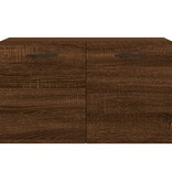 vidaXL Wandkast 60x36,5x35 cm bewerkt hout bruineikenkleurig