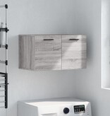 VidaXL Wandkast 60x36,5x35 cm bewerkt hout grijs sonoma eikenkleurig