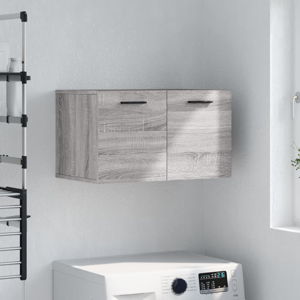 VidaXL Wandkast 60x36,5x35 cm bewerkt hout grijs sonoma eikenkleurig