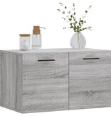 VidaXL Wandkast 60x36,5x35 cm bewerkt hout grijs sonoma eikenkleurig