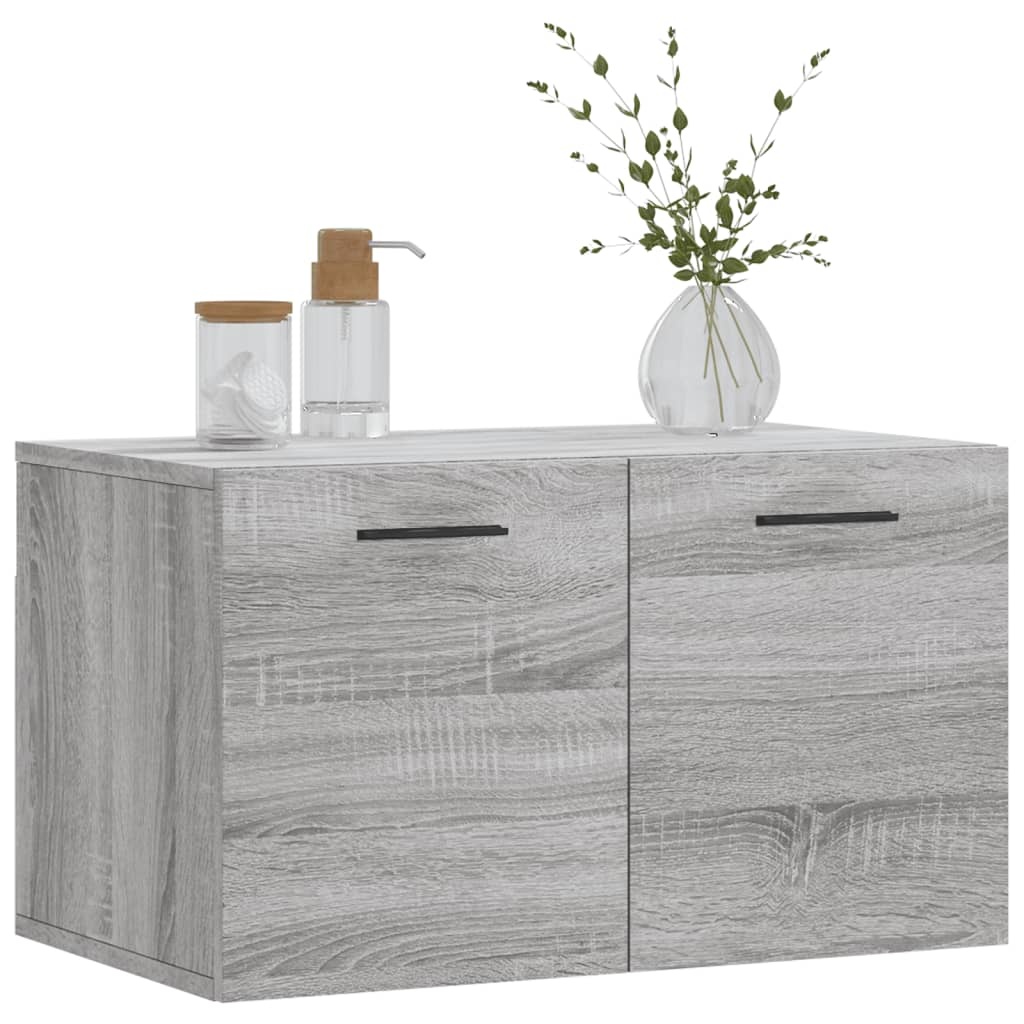 VidaXL Wandkast 60x36,5x35 cm bewerkt hout grijs sonoma eikenkleurig