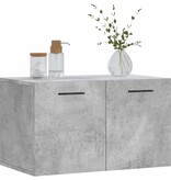 VidaXL Wandkast 60x36,5x35 cm bewerkt hout betongrijs